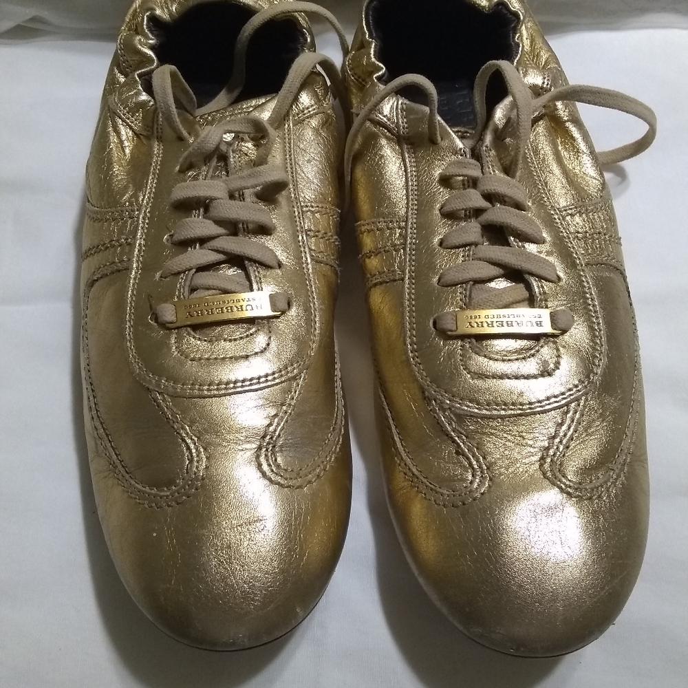 BURBERRY genuine leather shoes/Tennis